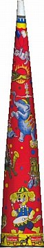 #TY063 - Very Large Tin Litho Circus Horn