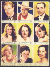 #CH185  - Full Pack of 1932 Screen Star Stamps Series 3