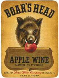 #ZLW012 - Boars Head Wine Label