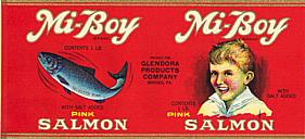 #ZLCA020 - Mi-Boy Salmon Can Label