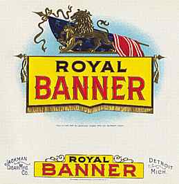 #ZLSC007 - Royal Banner Cigar Box Label