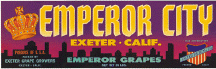 #ZLSG011 - Emperor City Grape Crate Label