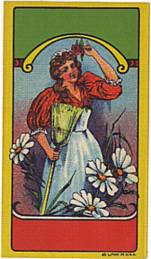 #LB009 - Victorian Maid Broom Label