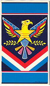 #ZLB011 - Group of 10 American Indian Eagle Motif Broom Labels