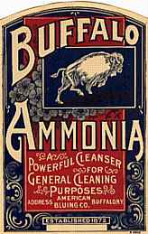 #LP017 - Group of 3 Buffalo Ammonia Labels