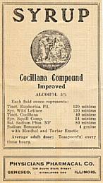 #ZBOT003 - Cocillana Compound Medicine Bottle Label