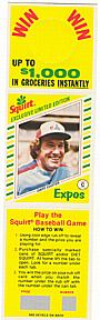 #BA005 - Group of 4 Gary Carter Bottle Hanger Squirt Cards