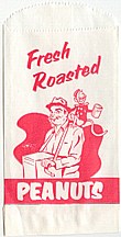 #PC019 - Group of 5 Fresh Roasted Peanuts Bags with Monkey