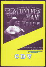 #MUSIC039  - 1999 Charlie Daniels Band OTTO Backstage Pass from the Volunteer Jam Tour with Marshall Tucker and Molly Hatchett