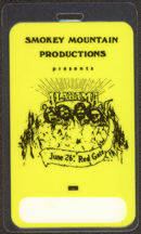 #MUSIC473 - Alabama Laminated Backstage Pass from the Red Gate Concert on June 26th, 1982