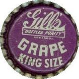 #BC055 - Group of 10 Gill's Grape Soda Caps
