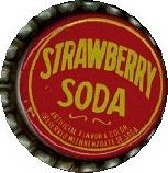 #BC058 - Group of 10 Strawberry Soda Caps