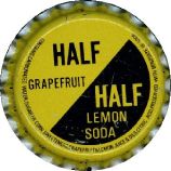 #BC066 - Group of 10 Half and Half Plastic Lined Soda Caps