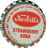 #BC068 - Group of 10 Nesbitt's Strawberry Soda Caps