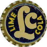 #BC073 - Group of 10 Rare LC Lime Cola Cork Lined Soda Caps - What a deal!