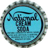 #BC178 - Group of 10 National Cream Soda Bottle Caps