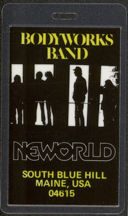#MUSIC485 - 1980 Bodyworks Band (Paul Stookey of Peter Paul and Mary) Laminated Backstage Pass from The Band and Bodyworks Tour
