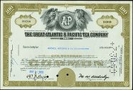 #CE012 - The Great Atlantic & Pacific Tea Company Stock Certificate