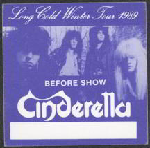 #MUSIC171  - 1989 Cinderella Long Cold Winter Tour OTTO Backstage Pass