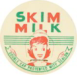 #DC036 - Skim Milk Cap Picturing Lady