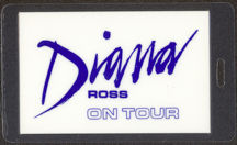 #MUSIC477 - 1983 Diana Ross Laminated Backstage Pass from the "1983 Diana Ross Tour"