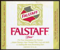 #ZLBE058 - Falstaff Beer Label