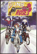 #MUSIC982 - 1990 Guns n' Roses Comic with Real Autograph from the Comic Writer