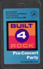 #MUSIC406  - Blue 1995 Rock Hall of Fame Opening Backstage Pass - Pre Concert Party