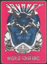 #MUSIC205  - 1983 Red  Journey Frontiers Tour OTTO Backstage Pass