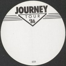 #MUSIC206  - Round 1986  Journey Tour OTTO Backstage Pass