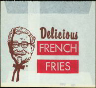 #CH138  - KFC French Fry Bag - Old One