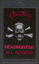 #MUSIC417  - 1983 Krokus Laminated Backstage Pass from the Headhunter World Tour