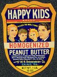 #LO004 - Happy Kids Homogenized Peanut Butter Label