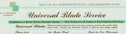 #ZZMS051 - Universal Blade Service Letterhead