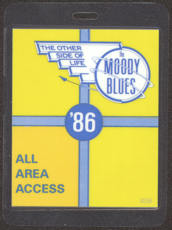 #MUSIC398  - Laminated Moody Blues 1986 The Other Sida of Life Tour