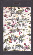#MUSIC265  - 1984-85 Prince Laminated Backstage Pass from the Purple Rain Tour - White Background