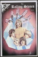 #MUSIC320 - 1990 Rolling Stones Comic with Real Autograph from the Comic Creator