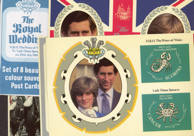 #CH243 - Packaged Set of eight 1981 Royal Wedding Souvenir Postcards - Lady Diana