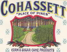 #ZLCA082 - Huge Cohassett Syrup Pail Label