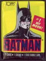 #ZZA043 - 1989 Batman 1 Movie Trading Card Pack