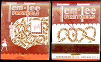 #TM052 - Full Book of  Tem-Tee Pretzels Matches