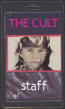 #MUSIC479 - 1991 The Cult Laminated Backstage Pass from the Ceremonial Stomp Tour