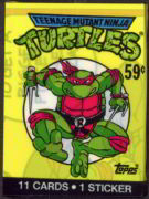 #ZZA050 - 1989 Teenage Mutant Ninja Turtle Topps Card Pack