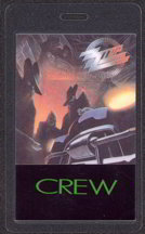#MUSIC263  - 1990 ZZ Top Laminated Backstage Pass from the Recycler Tour - Car Theme