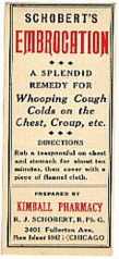 #LP004 - Group of 4 Schobert's Embrocation Remedy Labels