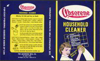 #ZLCA088 - Absorene Cleaner Can Label
