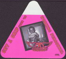 #MUSIC217  - Triangular 1993 Aerosmith Get a Grip Tour OTTO Backstage Pass