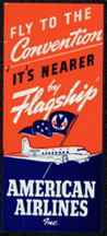 #CA034 - Early Gummed American Airlines Baggage Label