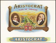 #ZLT031 - Aristocrat Flor De Tabacos Cigar Box Label