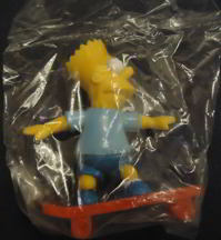 #CH236  - Early Licensed Bagged Bart Simpson Action Figure